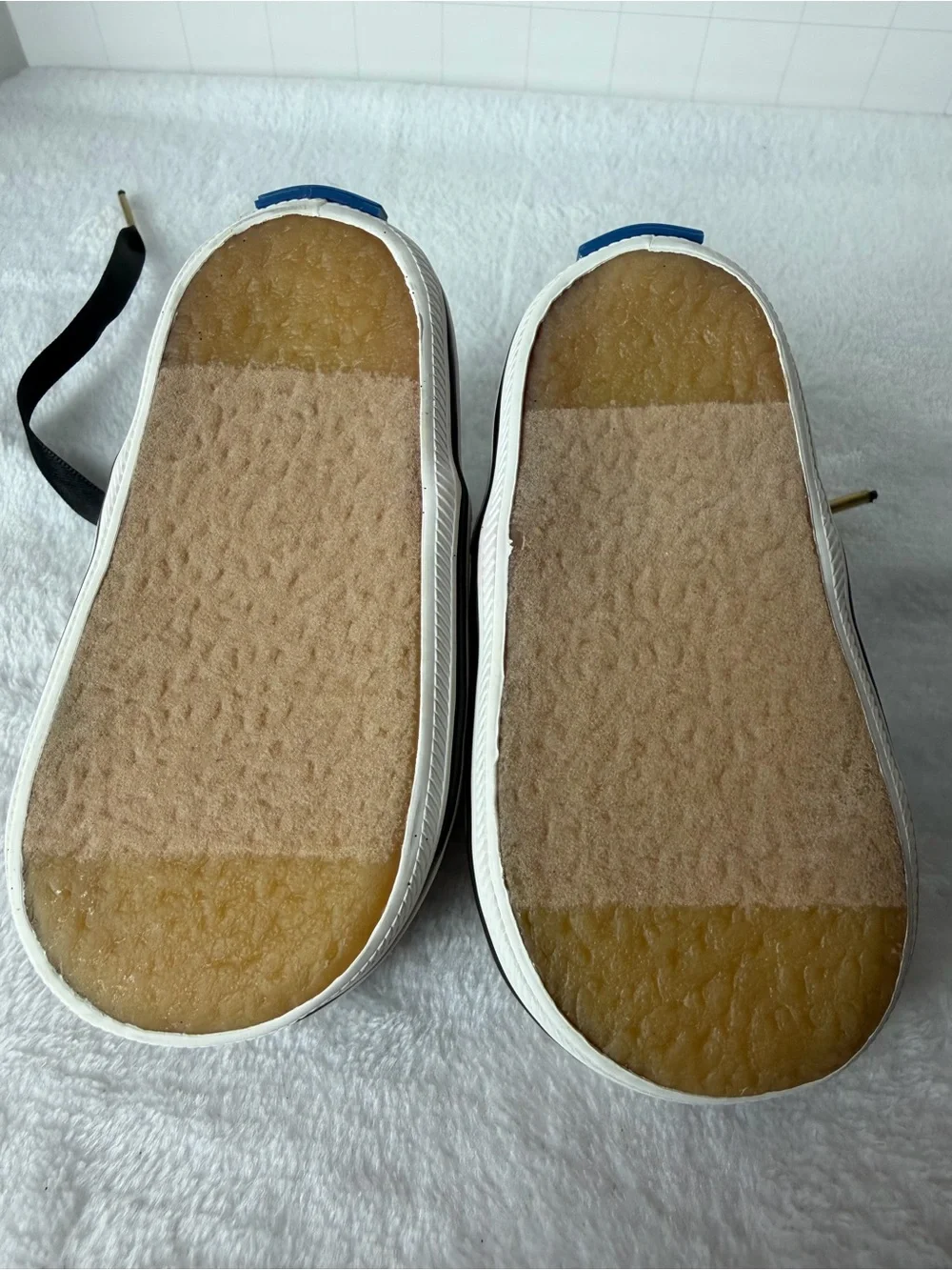 Keds x Kate Spade Infant Black Glitter Gold Sneakers Size 2